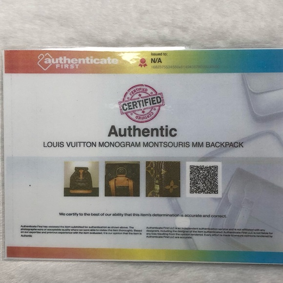 Louis Vuitton Authentic Montsouris MM Backpack:Date Code:(SP0928)w/COA/Dust Bag - Picture 11 of 15